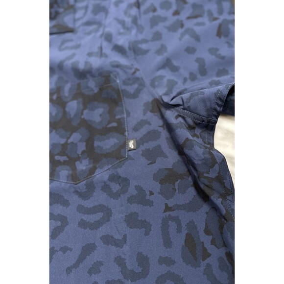 Nike SB Print Bowler Button-Up Skate Shirt Blue FN2595-410 Adult Unisex Large - Picture 5 of 8